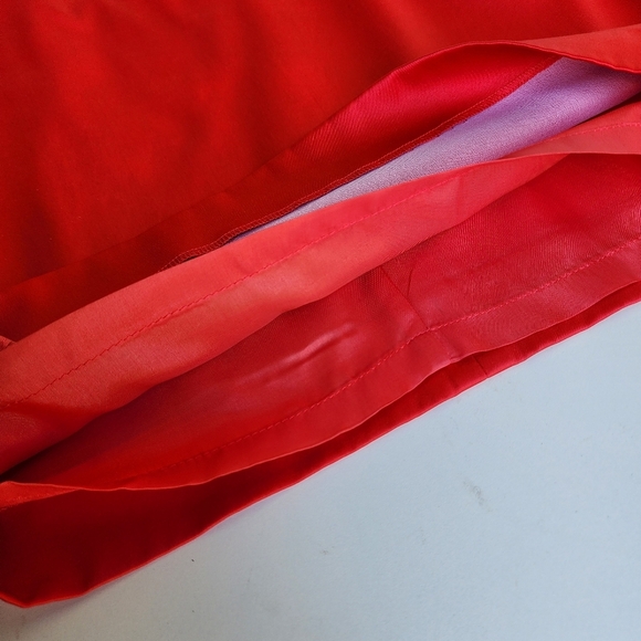 NWOT DAVID MEISTER Pencil Dress Womens Red Sleeveless Lined Carrier Sz 6 - Picture 14 of 15